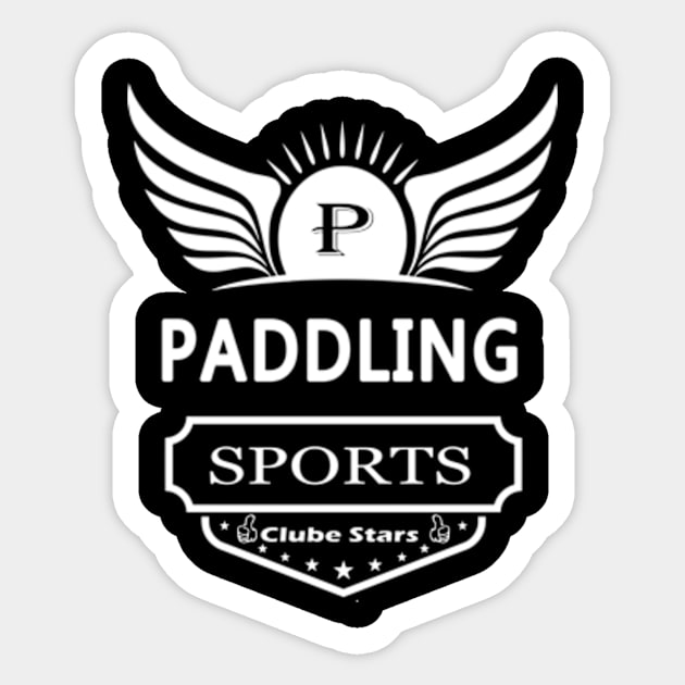 The Sport Paddling Sticker by Polahcrea